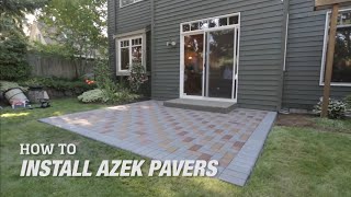 How to Install AZEK Pavers [upl. by Deloria]