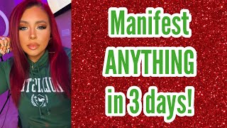 You CAN manifest ANYTHING in 3 days  even your SP [upl. by Aid]