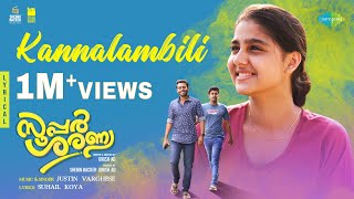 Kannalambili  Official Video  Super Sharanya  Anaswara Rajan  Justin Varghese  Girish AD [upl. by Vijnas]