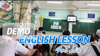 Demo Lesson  Teaching English in Vietnam  Public school by Grade 5 [upl. by Oca]