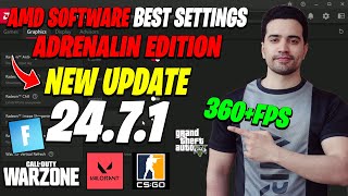 AMD Adrenalin Edition New update 2471 2024 FOR Best Setting Gaming [upl. by Amada]