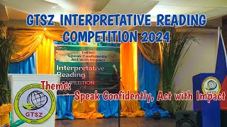 GTSZ INTERPRETATIVE READING COMPETITION 2024  Speak Confidently  Act with Impact [upl. by Florence90]