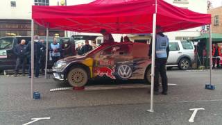 WRC WALES RALLY GB 2016  NEWTOWN PIT STOP [upl. by Missie]