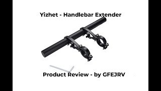 Yizhet  Bike Handlebar Extender  Review [upl. by Carena]