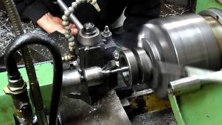 Fred from CR Machine reworking PK80 crankshaft [upl. by Vocaay]