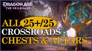 All CROSSROADS chests altars wolf statuettes locations  Dragon Age The Veilguard [upl. by Hazlett]