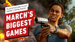 Biggest New Games on PlayStation Plus Game Catalogue March 2023 [upl. by Eugenle]