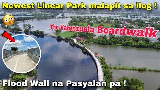 Bagong Boardwalk sa Valenzuela Bukas na  Linear Park at Flood Wall na  Valenzuela City  Oct 2024 [upl. by Richara]