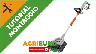 Spazzola pulisci pavimenti Batavia MAXXBRUSH  motore elettrico da1020W montaggio [upl. by Farly]