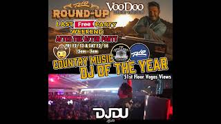 Rodeo AfterAfter Party w CountryMusic DJ of the Year DJ DU at The Rio Hotel lasvegaslife [upl. by Atteynek]