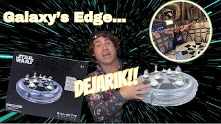 Star Wars Galactic Archives DEJARIK holochess from Galaxys Edge in Disney Worth it [upl. by Inalaehak]