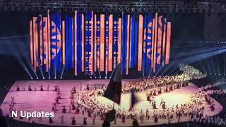 Mga Pilipino sabaysabay umawit ng MANILA sa SEA Games 2019 Opening Ceremony Philippines [upl. by Aicen]