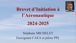 Présentation du BIA Brevet dInitiation à lAéronautique 20242025 [upl. by Odrude]