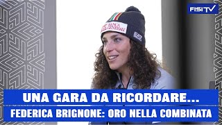 Una gara da ricordareFederica Brignone medaglia d’oro in combinata ai Mondiali 2023  FISI TV [upl. by Bracci]