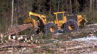 Thomas Logging All Tigercat harvesting system [upl. by Omura]