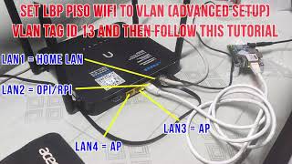 LPB Piso Wifi VLAN Setup on Newifi 3 D2 router with OpenWRT 21021 Firmware [upl. by Onirefes]