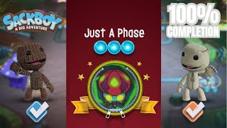 Sackboy Just A Phase  Twoplayer Gameplay  All Orbs Collected [upl. by Pollock]