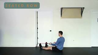 Seated Row with Resistance Bands – Strengthen Your Back and Improve Posture [upl. by Annuahsal]