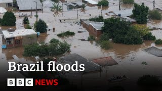 Brazil landslides and massive flooding kills dozens  BBC News [upl. by Sundstrom34]