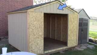 Building a precut wood shed  What to expect  Home Depots Princeton [upl. by Morrie]