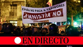 🔴 DIRECTO  Manifestaciones en Madrid contra la amnistía [upl. by Nnahsal986]