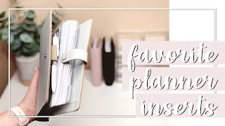 Favorite Planner Inserts and How I Use Them [upl. by Alracal11]