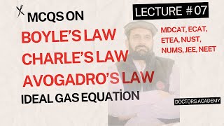 Entry test MCQs on Boyle’s law Charles’s law Avogadro’s law and ideal gas equation [upl. by Yrral865]