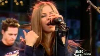 Avril Lavigne  Complicated  Live  good morning america 082902 [upl. by Enitram286]