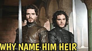 Could Robb Stark naming Jon as heir in his will lead to a divided North in the books [upl. by Heall]