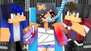 APHMAU  Aaron and Ein Save Aphmau For 24 Hours in Hospital Challenge  Minecraft Animation [upl. by Cosenza218]