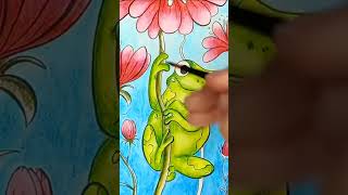 Cute Frogs Book by Morgana Skye art coloringtips coloringforall creativity cutefrog [upl. by Eliga418]