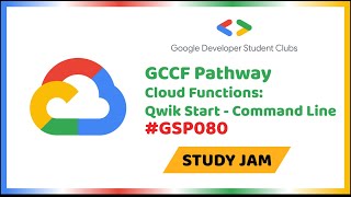 Cloud Functions Qwik Start  Command Line  GSP080 Lab SolutionGoogle Cloud Study Jam Solution [upl. by Nordek]