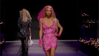 Paris Hilton Closes Versace s Runway Show at Milan Fashion Week  Paris Hilton [upl. by Rafat]