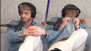 Logan Paul Bursts Into TEARS Over MGK’s Girl Dad Advice [upl. by Eirrot]