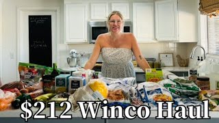 Go to Winco 2 week family grocery haul groceryhaul budgetmeals groceries haul shopwithme [upl. by Rednas]