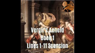 Aeneid Book 1 Lines 111 Scansion [upl. by Ruhtua]