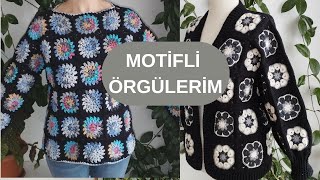 MOTİFLİ ÖRGÜLERİM 🌸 MOTİFLİ HIRKA 🌸 MOTİFLİ BLUZ 🌸 MOTİFLİ BATTANİYE 🌸 MOTİFLİ KAZAK [upl. by Junieta458]