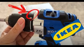 Proper Power Drill settings for Ikea Furniture Assembly [upl. by Hermes]