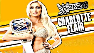 WWE 2K24  Charlotte Flair Signatures and Finishers [upl. by Dworman]