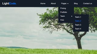 How To Make Drop Down Menu Using HTML And CSS [upl. by Daveta]