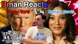 Bman Reacts Donald Trump vs Kamala Harris ERB of History [upl. by Nnylakcaj157]