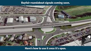 New signalised Bayfair roundabout [upl. by Windzer]