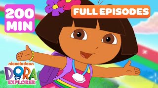 Dora FULL EPISODES Marathon ➡️  7 Full Episodes  200 Minutes  Dora the Explorer [upl. by Lochner]