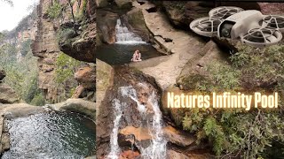 Leura infinity pool Blue Mountains NSW Australia DJI NEO [upl. by Yar205]