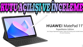 Huawei MatePad PaperMate Edition İncelemesi Mpencil amp Smart Keyboardla Sınırları Aşın [upl. by Joshi580]