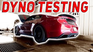 DYNO TESTING ON NITROUS MUSTANG [upl. by Pillihp198]