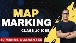 Map Marking ICSE Class 10  Map Pointing Class 10 ICSE  Geography 2024  sirtarunrupani [upl. by Delfine]