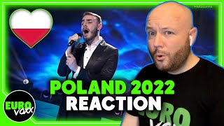 POLAND EUROVISION 2022 REACTION Krystian Ochman  River [upl. by Melinda]