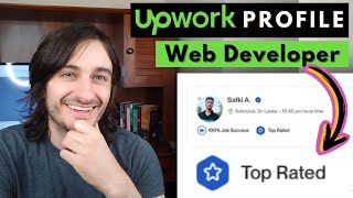 Upwork Web Developer profile review Safki A [upl. by Niliak]