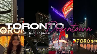 TORONTO DOWNTOWN  DUNDAS SQUARE  COOKED FISH  CANADA [upl. by Ennaoj]